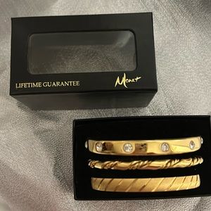 Vintage Monet Bangles set of 3